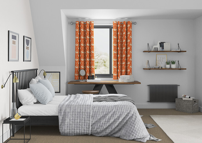 Narvik, Burnt Orange - Made to Measure Curtains - Image 5